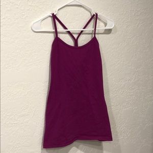 Dark magenta tank